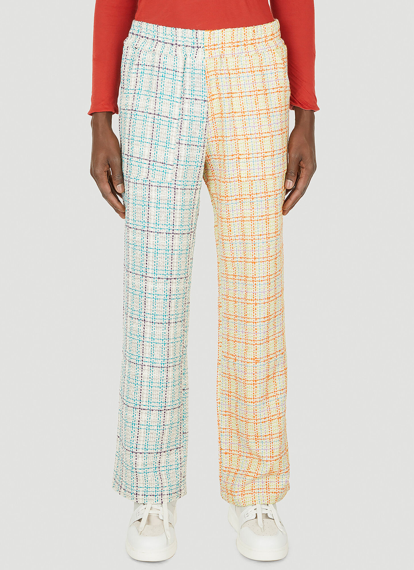 (d)ivision Tweed Lounge Pants In Beige