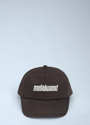 Metalwood Studios Logo Motif Baseball Cap Brown met0160007
