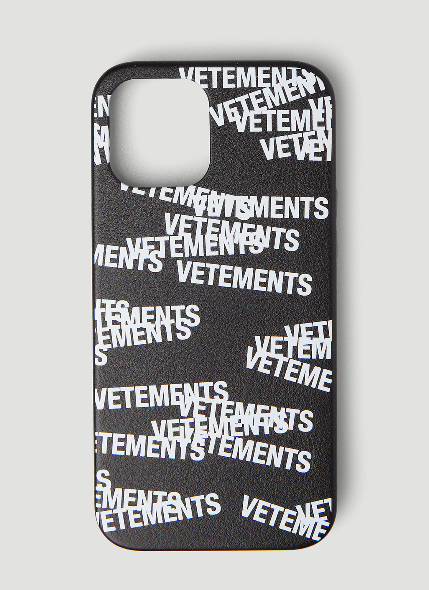 Shop Vetements Logo Iphone 12 Pro Max Case In Black