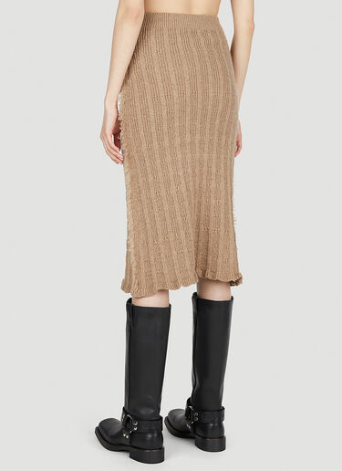 Acne Studios 골지 스커트 브라운 acn0252045