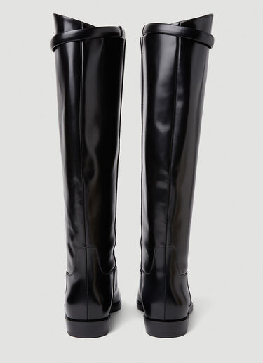 TOTEME Riding Boots Black tot0251006