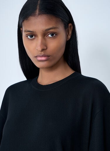 TOTEME Knit Tee Dress Black tot0263029