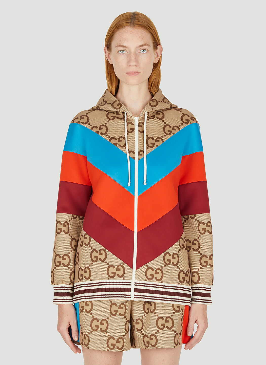 Gucci track hotsell jacket women's