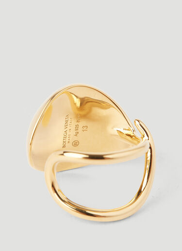 Bottega Veneta Gold-Plated Ring Gold bov0245090