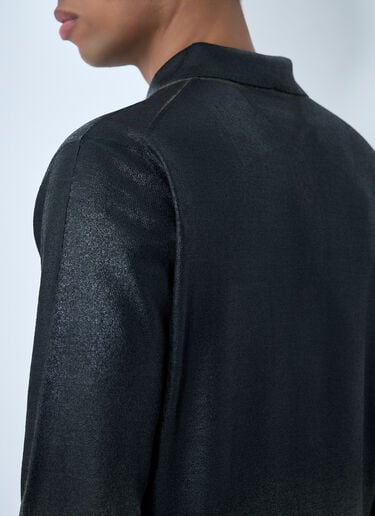 Maison Margiela Long Sleeve Polo Shirt Green mla0164004