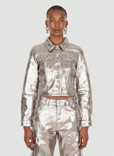 Diesel De-Slimmy Metallic Jacket Silver dsl0249017