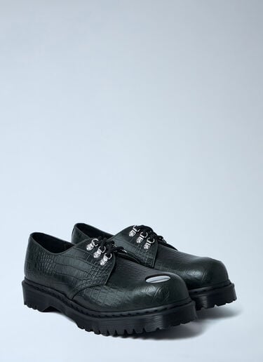 Dr. Martens 1461 Steel Toe 3 Eye Shoe Green drm0362001