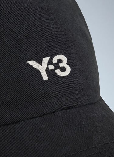 LN-CC® - Y-3: Dad Baseballkappe - Schwarz Y-3 Dad Baseballkappe Schwarz yyy0356024