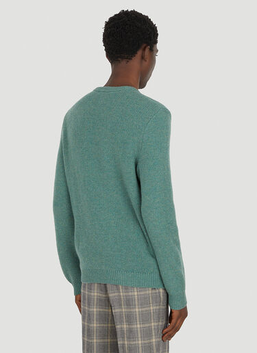 Gucci GG V-Neck Sweater Green guc0151054
