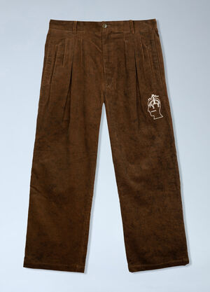 Brain Dead x Brooks Brothers California Pleated Trouser Brown brb0364004