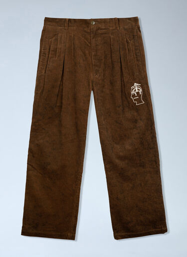 Brain Dead x Brooks Brothers California Pleated Trouser Brown brb0364004