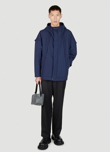 Homme Plissé Issey Miyake 프레임 코트 블루 hmp0151008