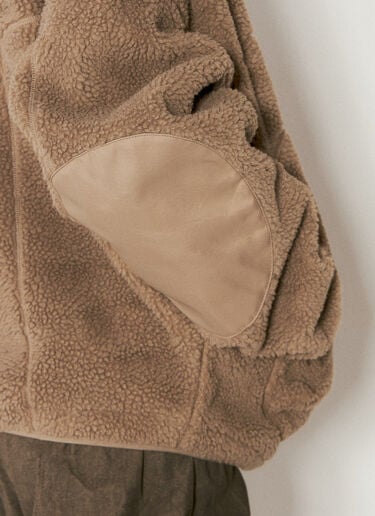 Entire Studios Fluffy Fleece V2 Hooded Sweatshirt Brown ent0254017