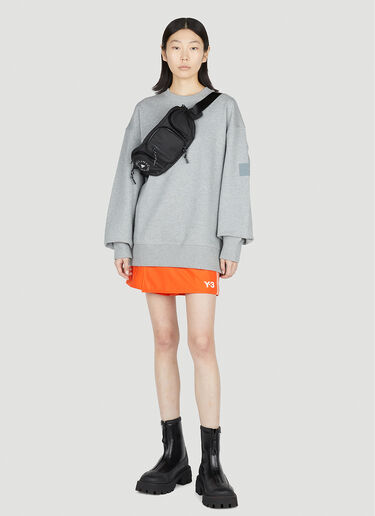 Y-3 Logo Print Sweatshirt Grey yyy0352022