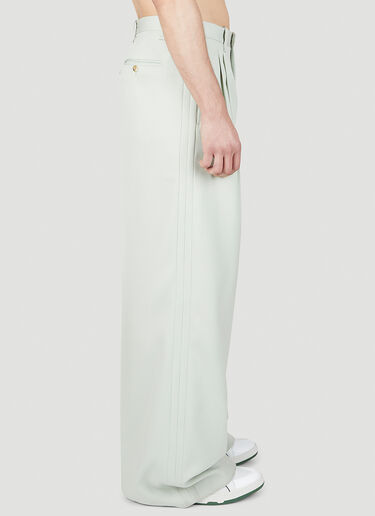 Lanvin Relaxed Wide Leg Pants Light Green lnv0151017