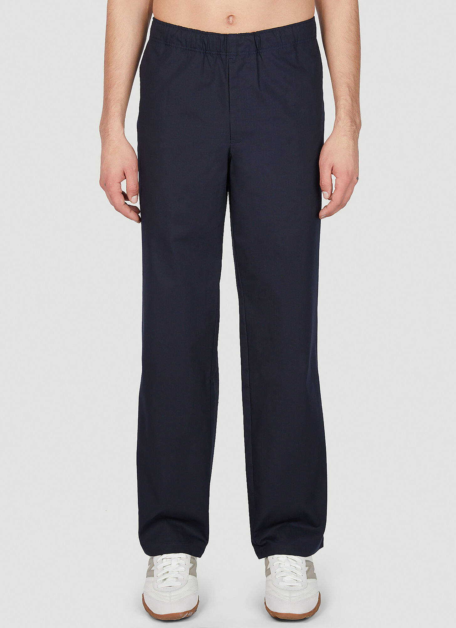 Another Aspect Navy Another Pants 1.0 Trousers In Blue