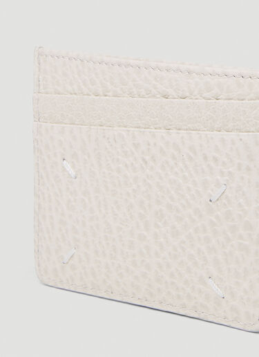 Maison Margiela Signature Stitch Cardholder White mla0151051