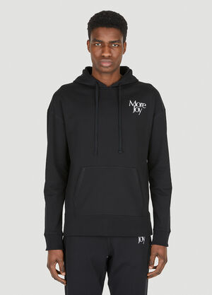 More Joy Logo Embroidered Hooded Sweatshirt Black mjy0347018