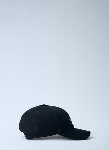 LN-CC® - Rick Owens DRKSHDW: Embroidered Logo Cap - Black Rick Owens DRKSHDW Embroidered Logo Cap Black drk0166024