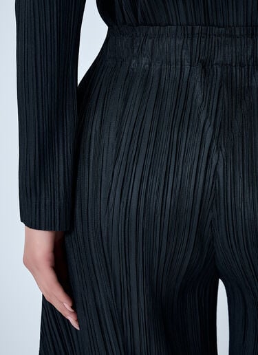 Cropped Pleated Pants Pleats Please Issey Miyake Cropped Pleated Pants Black plp0262014
