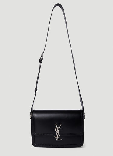 Saint Laurent Solferino Medium Shoulder Bag Black sla0149064