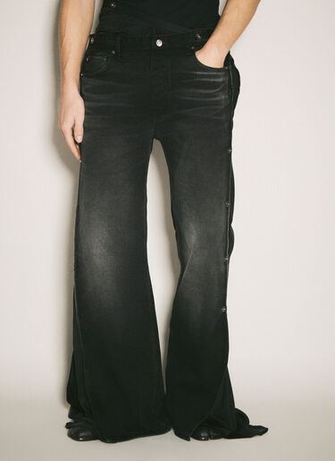 Y/Project Collapsed Waist Jeans Black ypr0358016