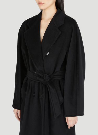 Max Mara Madame Coat Black max0250002