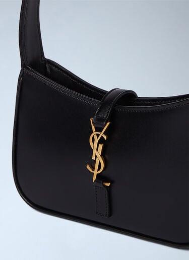 LN-CC® - Saint Laurent: Le 5 à 7 Hobo Mini Shoulder Bag - Black Saint Laurent Le 5 à 7 Hobo Mini Shoulder Bag Black sla0249223