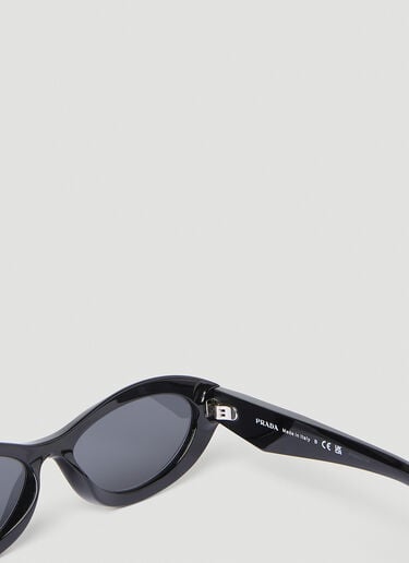 Oval Frame Sunglasses Prada Oval Frame Sunglasses Black lpr0253005