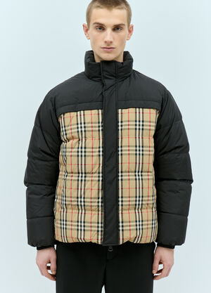 Burberry Reversible Oakmere Down Jacket Beige bur0153028