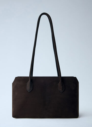 LN-CC® - The Row: Terrasse Shoulder Bag - Brown The Row Terrasse Shoulder Bag Brown row0265031