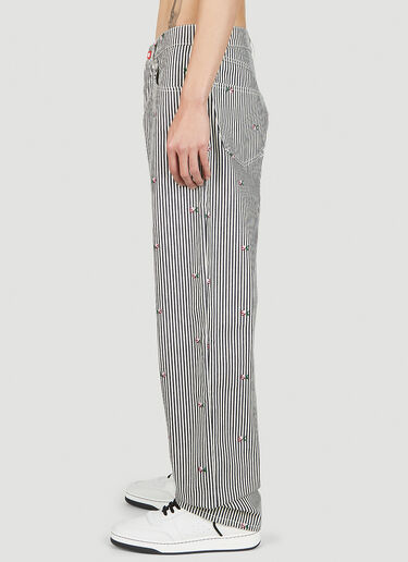 Kenzo Striped Jeans Grey knz0152002