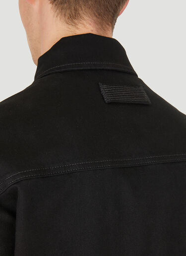 Versace Medusa College Fit Denim Jacket Black ver0149003