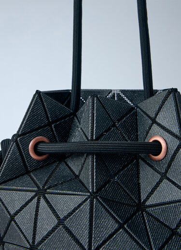 LN-CC® - Bao Bao Issey Miyake: Wring Denim Drawstring Bag - Dark Grey Bao Bao Issey Miyake Wring Denim Drawstring Bag Dark Grey bao0365004