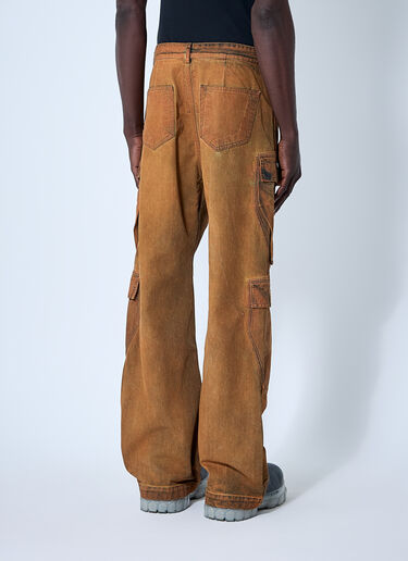 Rick Owens DRKSHDW Double Cargo Jumbo Belas Jeans Orange drk0160005