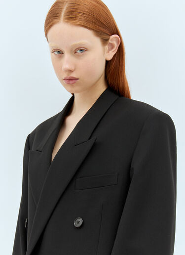 The Row Timoty Wool Blazer Black row0257003