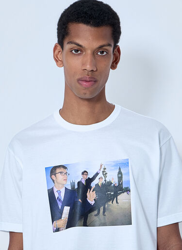 Junya Watanabe Graphic Print T-Shirt White jwn0164006