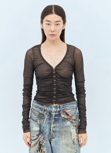 Acne Studios 网眼罩衫  灰色 acn0258004