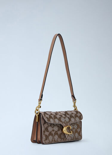 LN-CC® - Coach: Soft Tabby Shoulder Bag 20 In Crystal Signature Jacquard - Brown Coach Soft Tabby Shoulder Bag 20 In Crystal Signature Jacquard Brown coa0266008