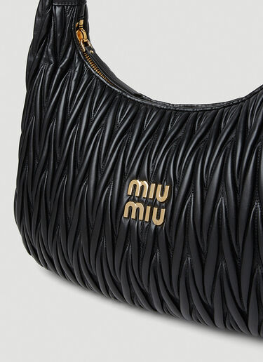 Miu Miu Wander Hobo Bag Black miu0251017