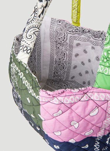 Arizona Love Cabas Bandana Print Quilted Tote Bag Multicolour arz0249006