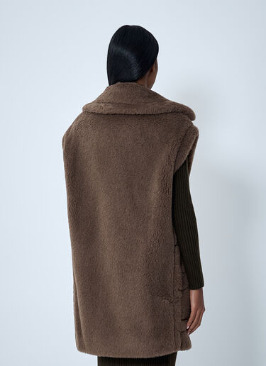Camel-Hair Gilet Max Mara Camel-Hair Gilet Brown max0262053