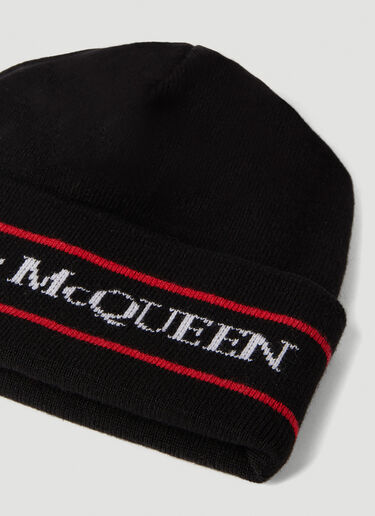 Alexander McQueen 徽标便帽 黑 amq0151109