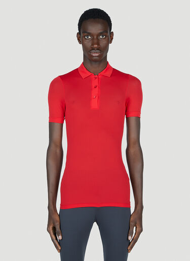 Raf Simons Stocking Polo Top Red raf0152002