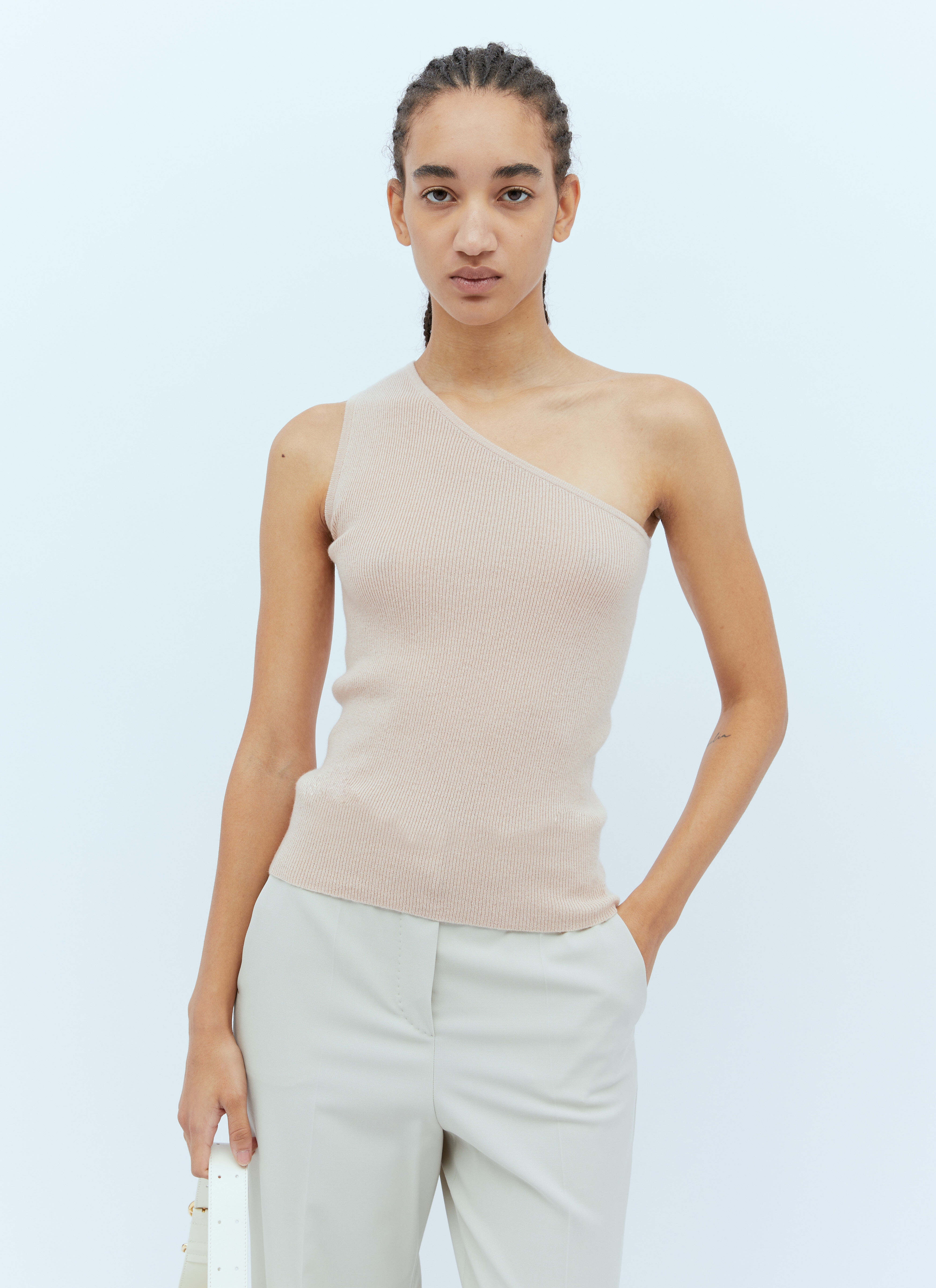 Max mara one online shoulder shirt