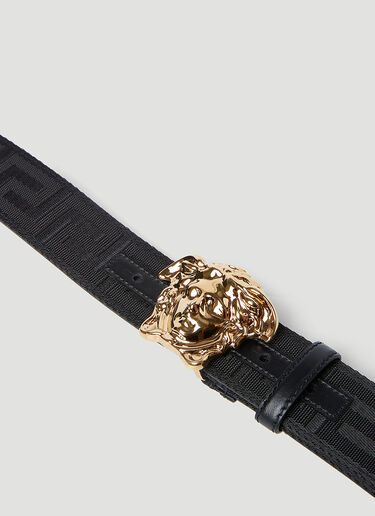 Greca La Medusa 腰带 Versace Greca La Medusa 腰带 黑色 ver0153034