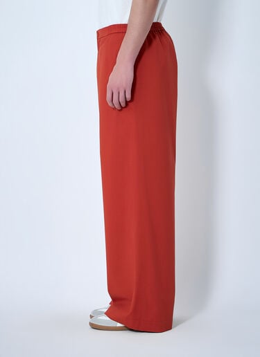 Lacoste Wide-Leg Elasticated Trousers Orange lac0164013