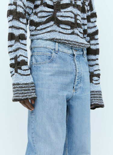 Vintage Washed Wide-Leg Jeans Bottega Veneta Vintage Washed Wide-Leg Jeans Blue bov0156001
