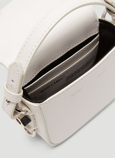 Off-White Diagonal Mini Binder Shoulder Bag White ofw0237025