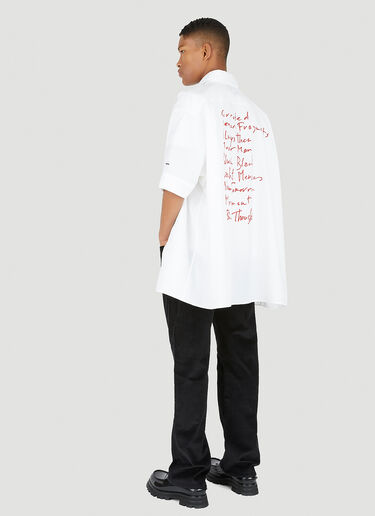 Raf Simons x Fred Perry Oversized Shirt White rsf0147015